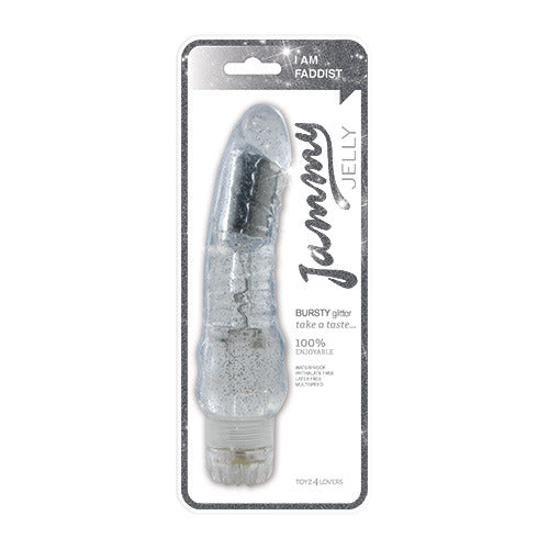 Bursty Silver Vibrator – 20cm Realistic Multispeed Vibrator - Image 2