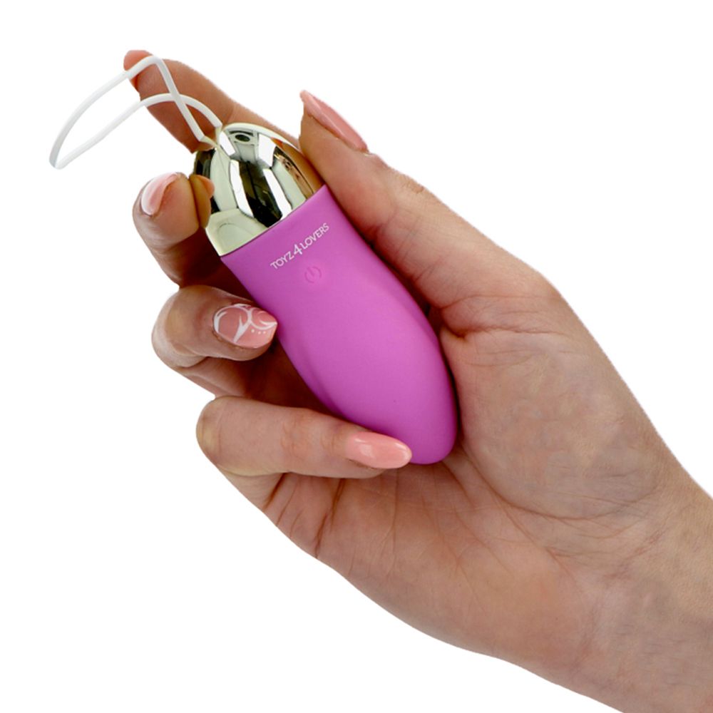 Rechargeable Vibrating Egg with Remote Control – Pink - Image 2