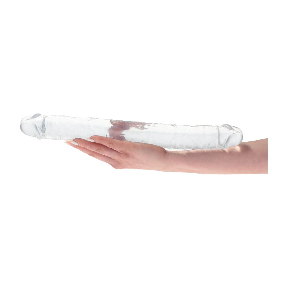 Realistic Double Dong 38cm – Clear - Image 3