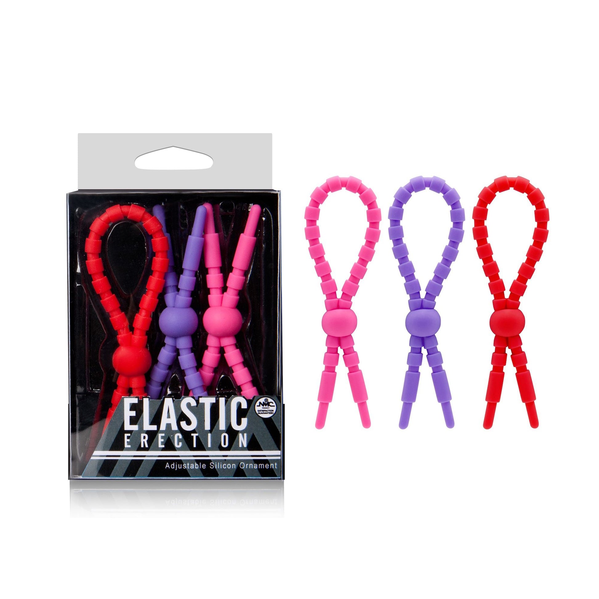 Elastic Erection Kit – Adjustable Cock Ring Set (3 Pieces)