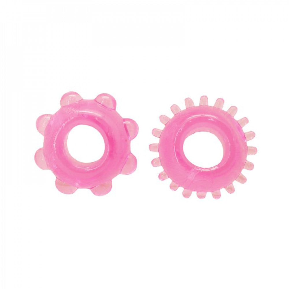 Magic Nubs – 2-Pack Textured Elastic Cock Rings