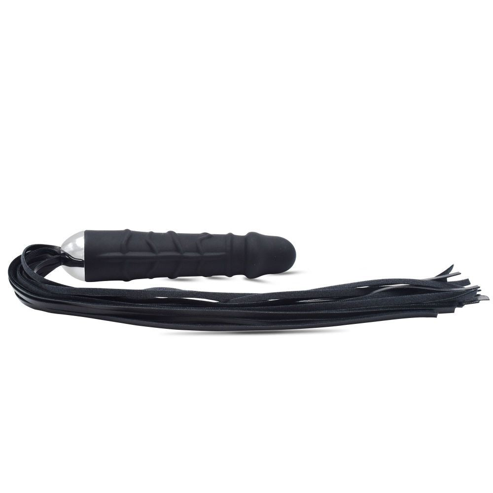 Dildo Whip Combo – 14cm Realistic Shaft & Flogger - Image 4