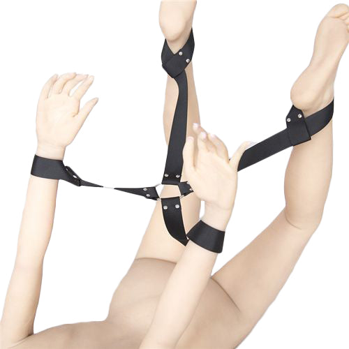Fetish Art Constraint Kit – Nylon Bonding Set for Wrists & Ankles - Image 3