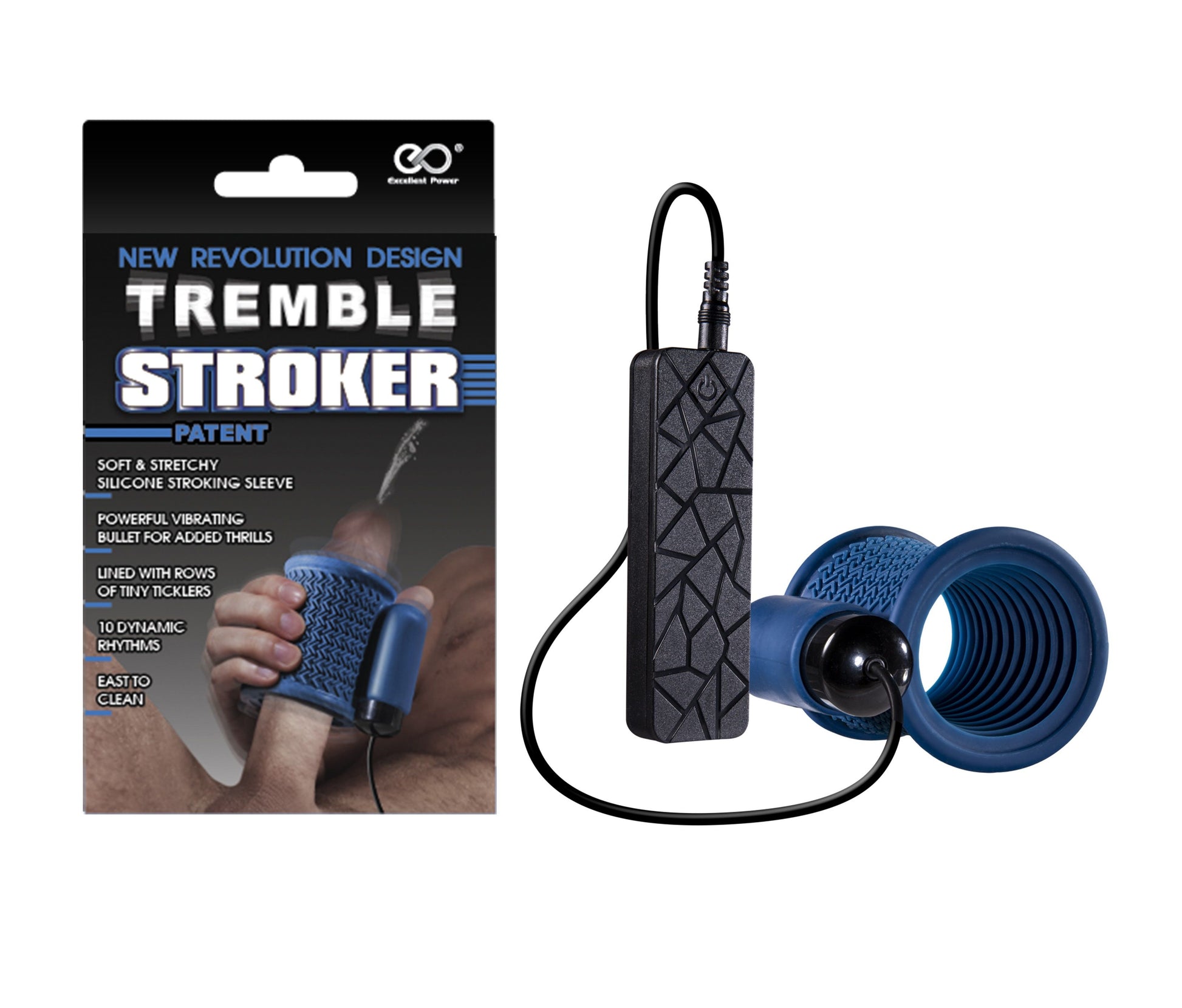 Excellent Power Tremble Stroker – Δονητικό Masturbator με Τηλεχειριστήριο