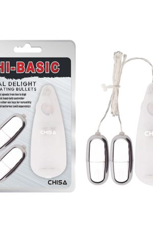 Dual Delight – Dual Mini Bullet Vibrators with Wired Remote
