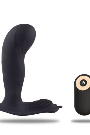 Toyz4Lovers Prostate & L-Spot Vibrator with Remote – Black