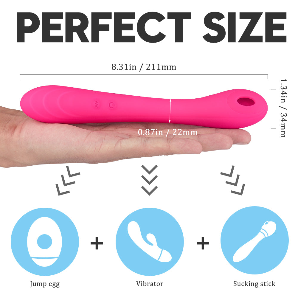 Lily Rose – Rechargeable G-Spot & Clitoral Suction Vibrator - Image 3