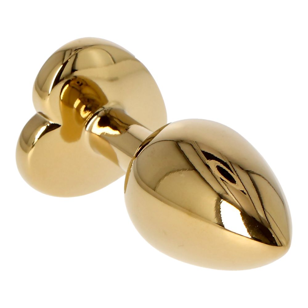 Gold Anal Plug Heart – Πρωκτικό Plug με Καρδιά - Image 4