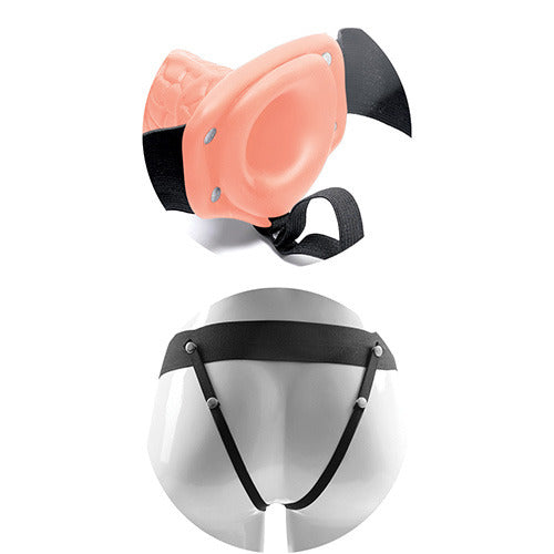 Vibe Flesh Feeling – Ρεαλιστικό Strap-on 20.5cm - Image 4