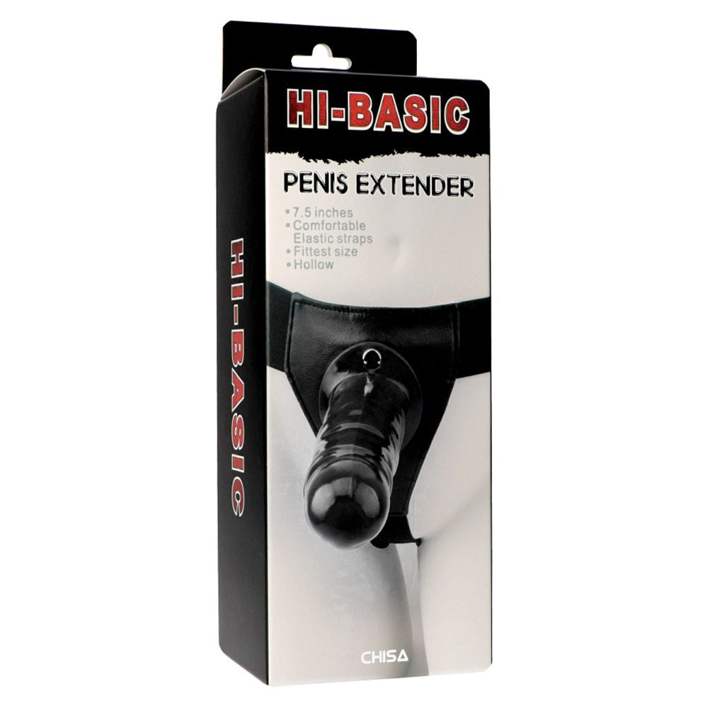 Penis Extender Black – Ρεαλιστική Θήκη Επιμήκυνσης & Strap-on - Image 4