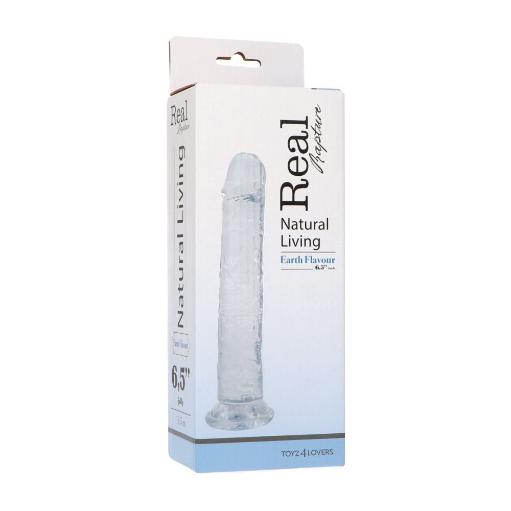 Realistic Clear Dildo with Suction Cup – 16.5cm - Image 4