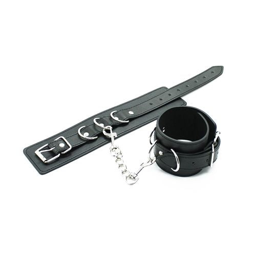 Fetish Art Black Cuffs – Περικάρπια από Eco-Leather - Image 4