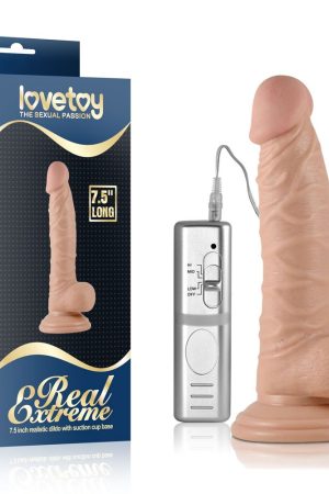 Realistic PVC Vibrator – Suction Cup Dildo