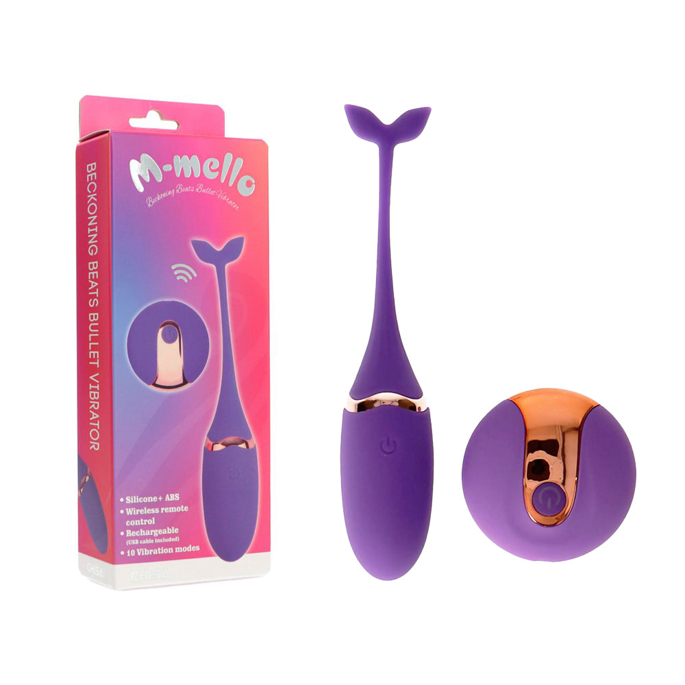 Chisa Purple Beats – Rechargeable Vibrating Egg with Remote Control