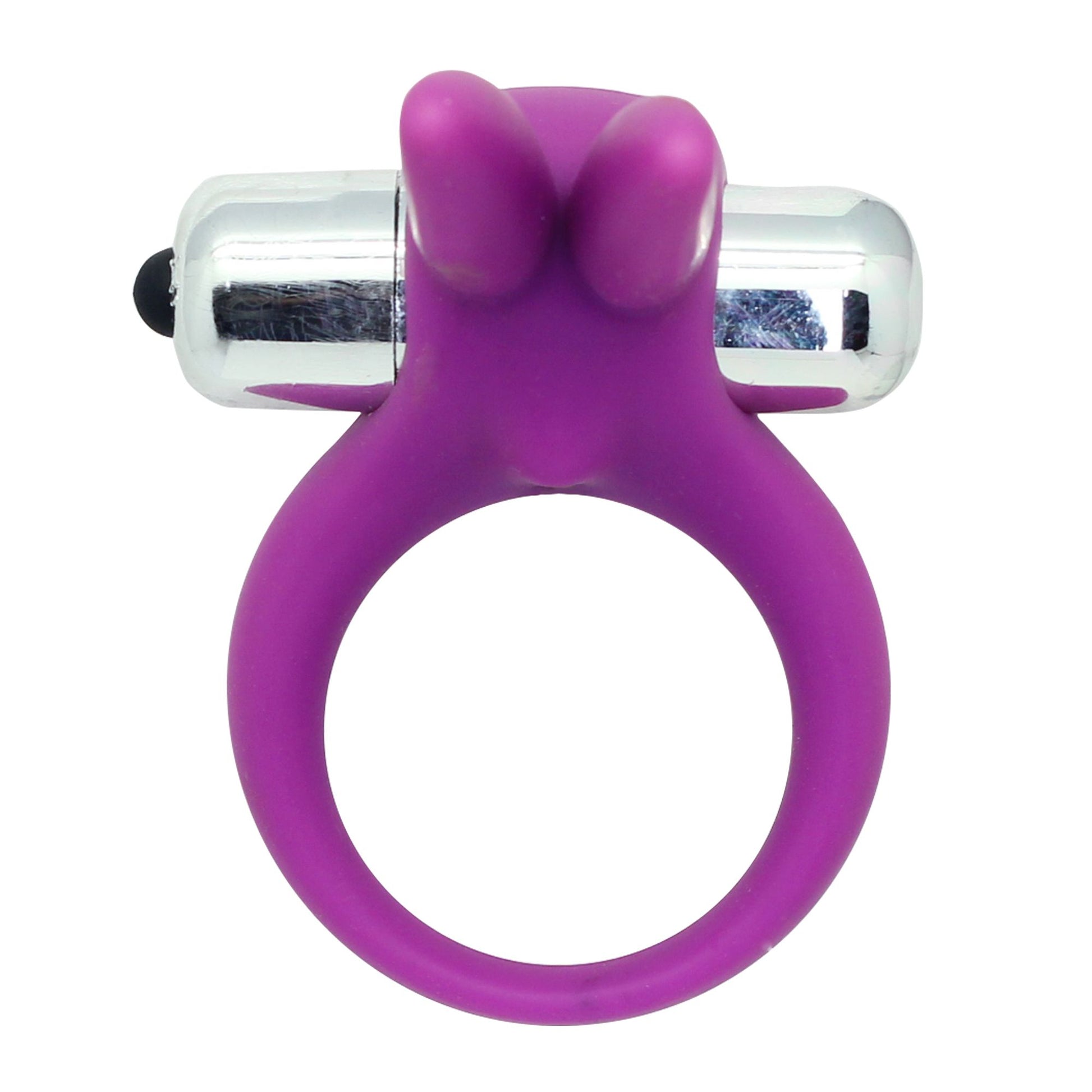 Silicone Rabbit Cock Ring – Vibrating Stretchy Ring for Couples - Image 2