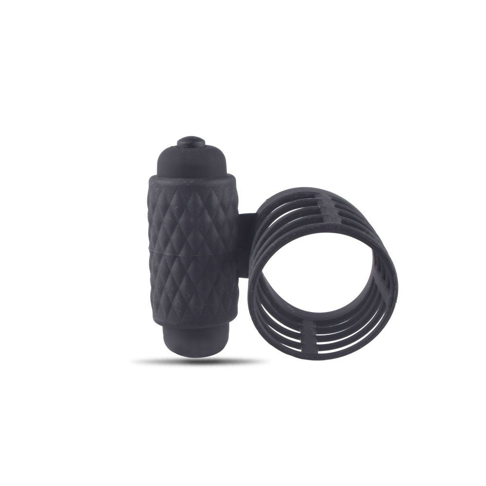 Ergonomic Cage Vibrating Cock Ring 8cm - Image 5