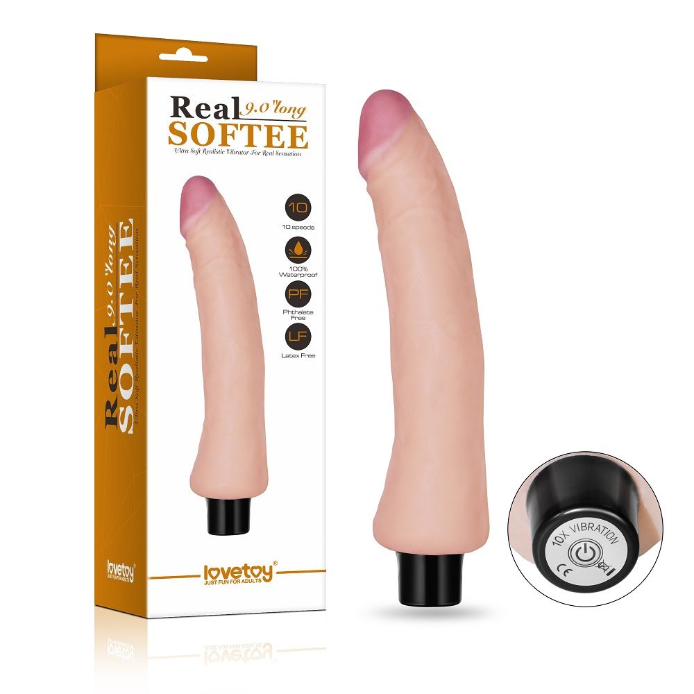 Cyber-Leather Realistic Vibrator – 10 Modes – 23cm - Image 5