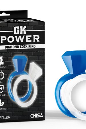 Diamond Cock Rings – Set of 2 Elastic Erection Rings