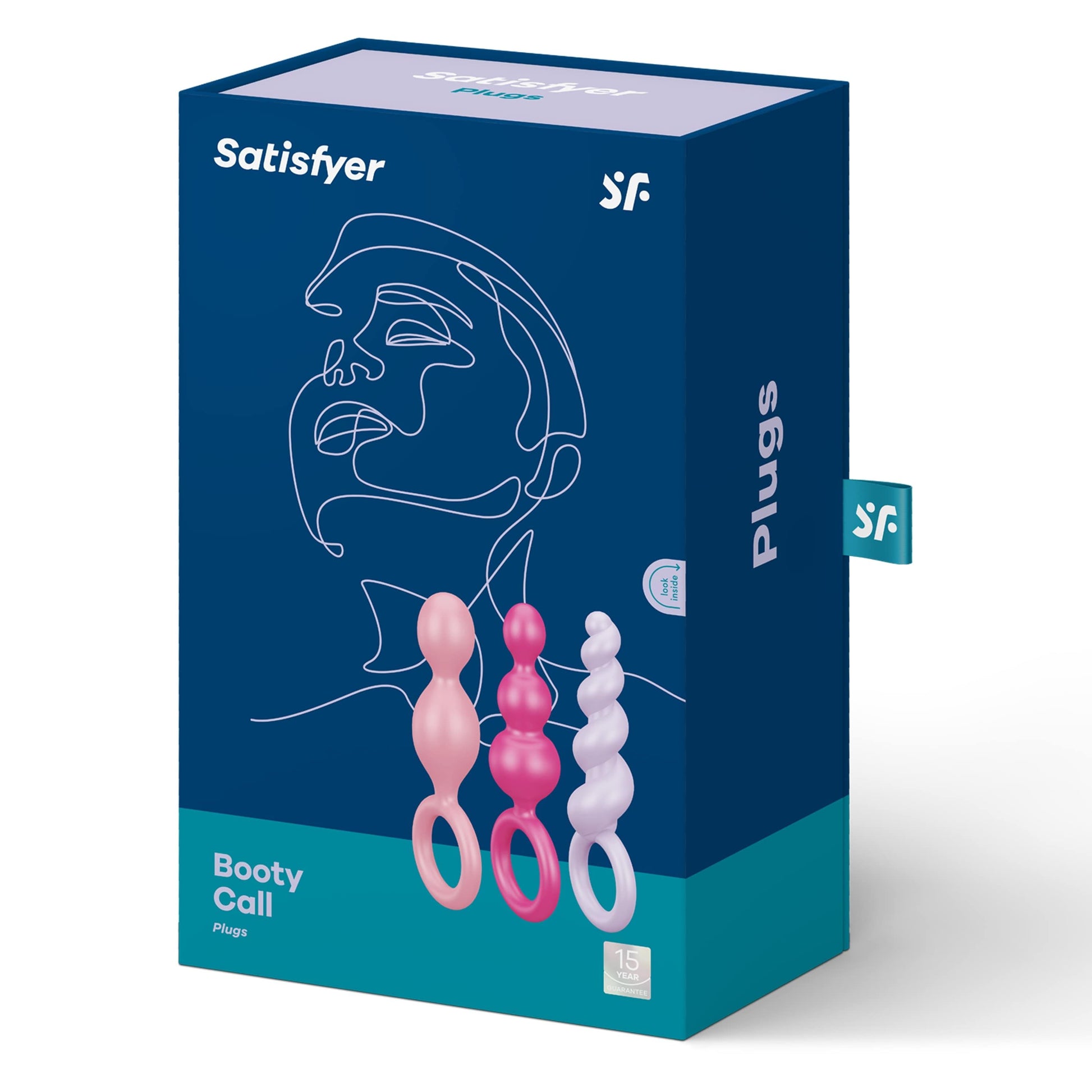 3-Piece Anal Plug Set with Silicone Ring Grip – Pink, Red, Violet - Image 4