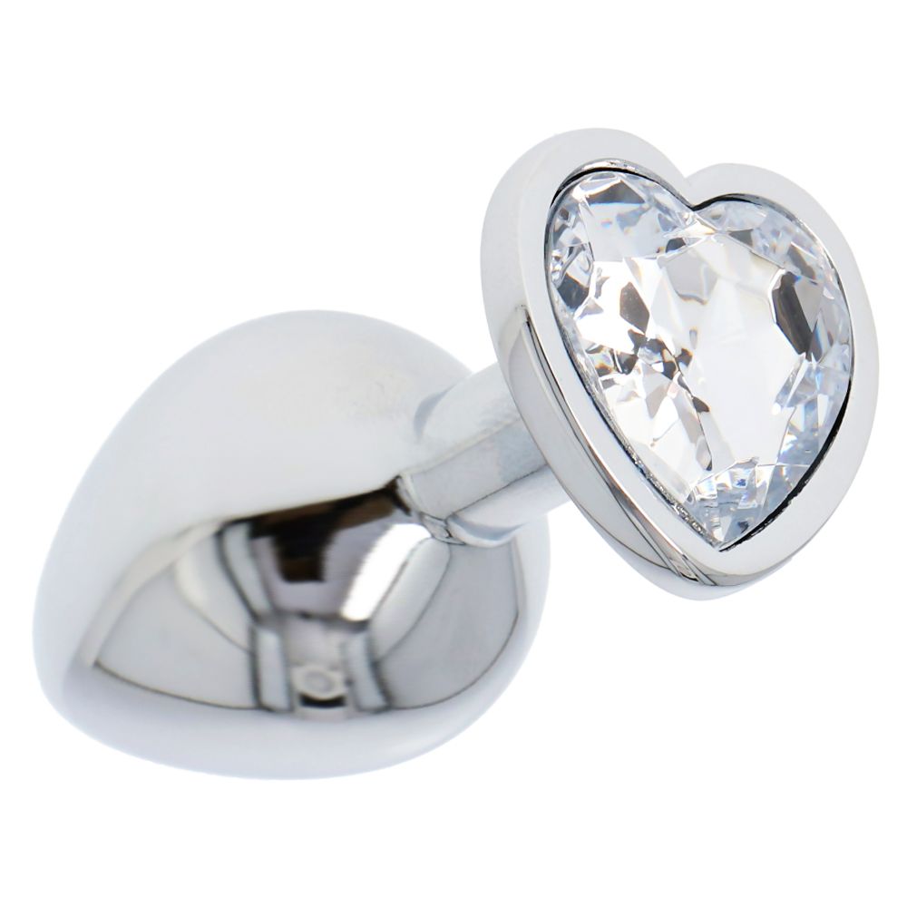 Heart Plug – Aluminum Anal Plug with Heart-Shaped Jewel - Image 5