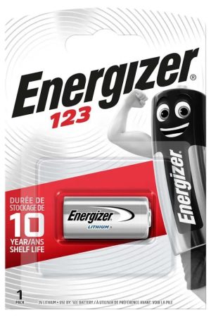 CR123 3V Battery – High-Power Lithium Battery (1 Piece)
