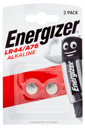 LR44 / A76 1.5V Batteries – 2-Piece Pack