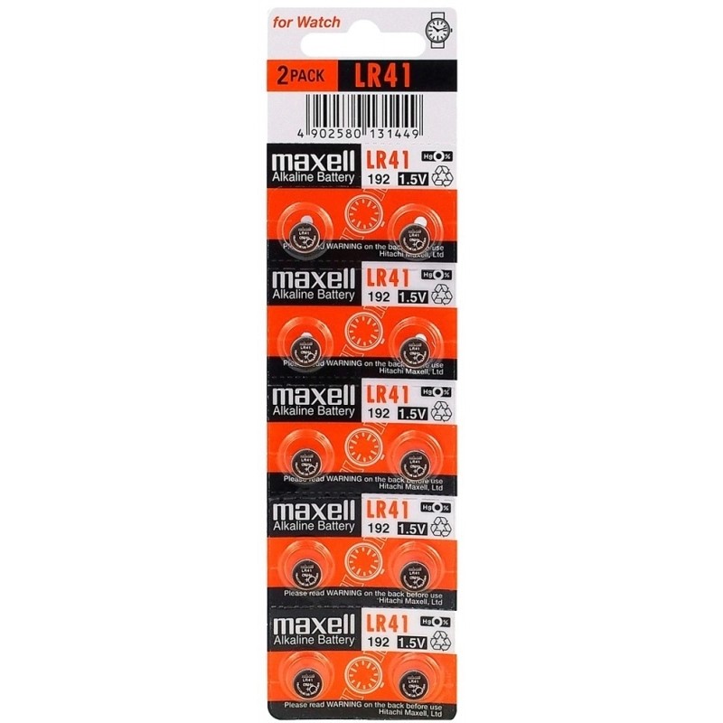 LR41 / AG3 1.5V Batteries – 10-Piece Value Pack