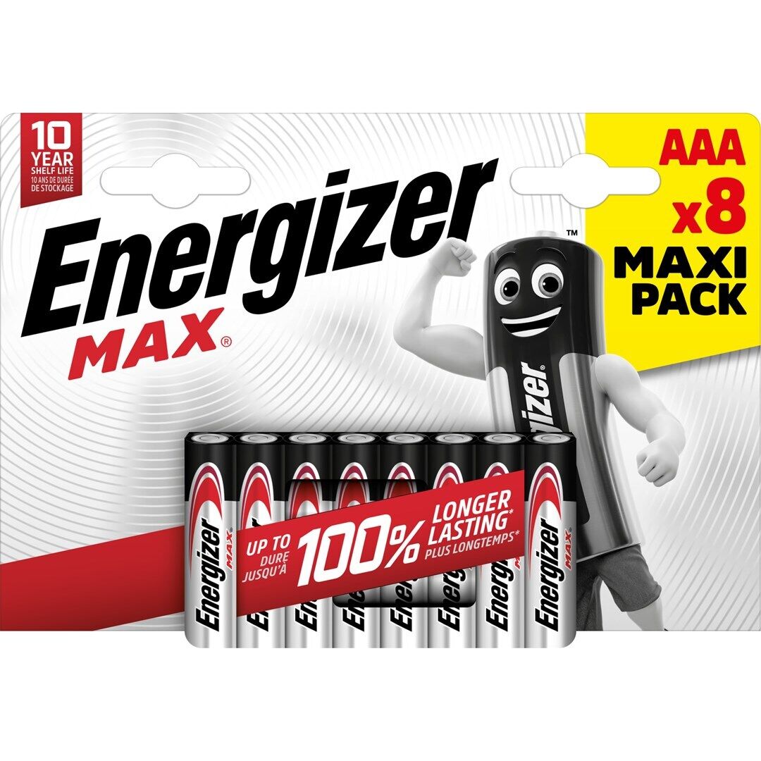 AAA 1.5V Batteries – 8-Piece Value Pack (LR03)