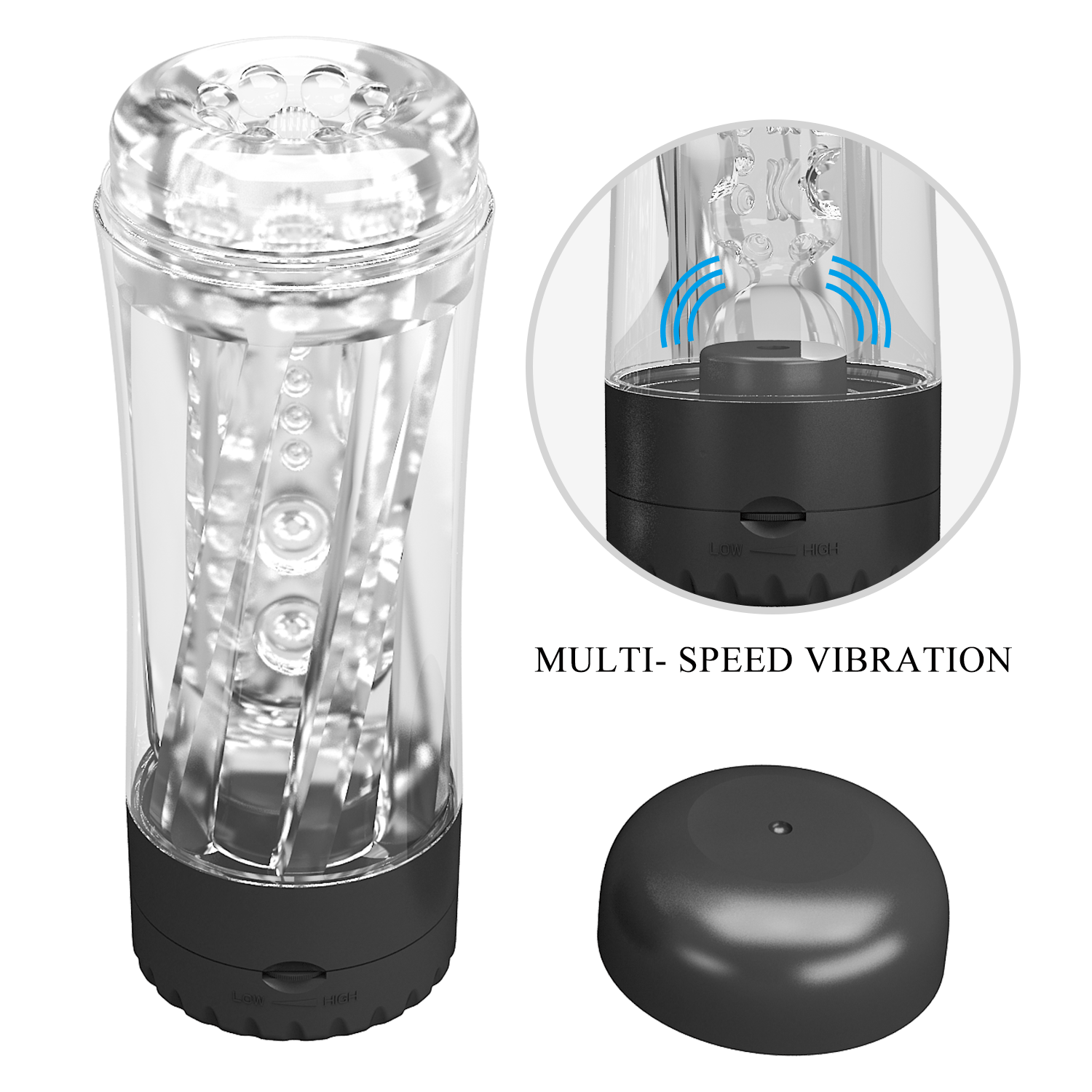 Pretty Love Tamara – Automatic Masturbator with Vibration & Textured Sleeve (19cm) - Image 2