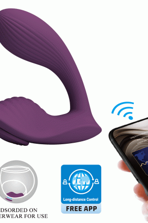 Pretty Love App-Controlled Vibrator – Dual Motor Rechargeable Vibrator with App Support (11cm)