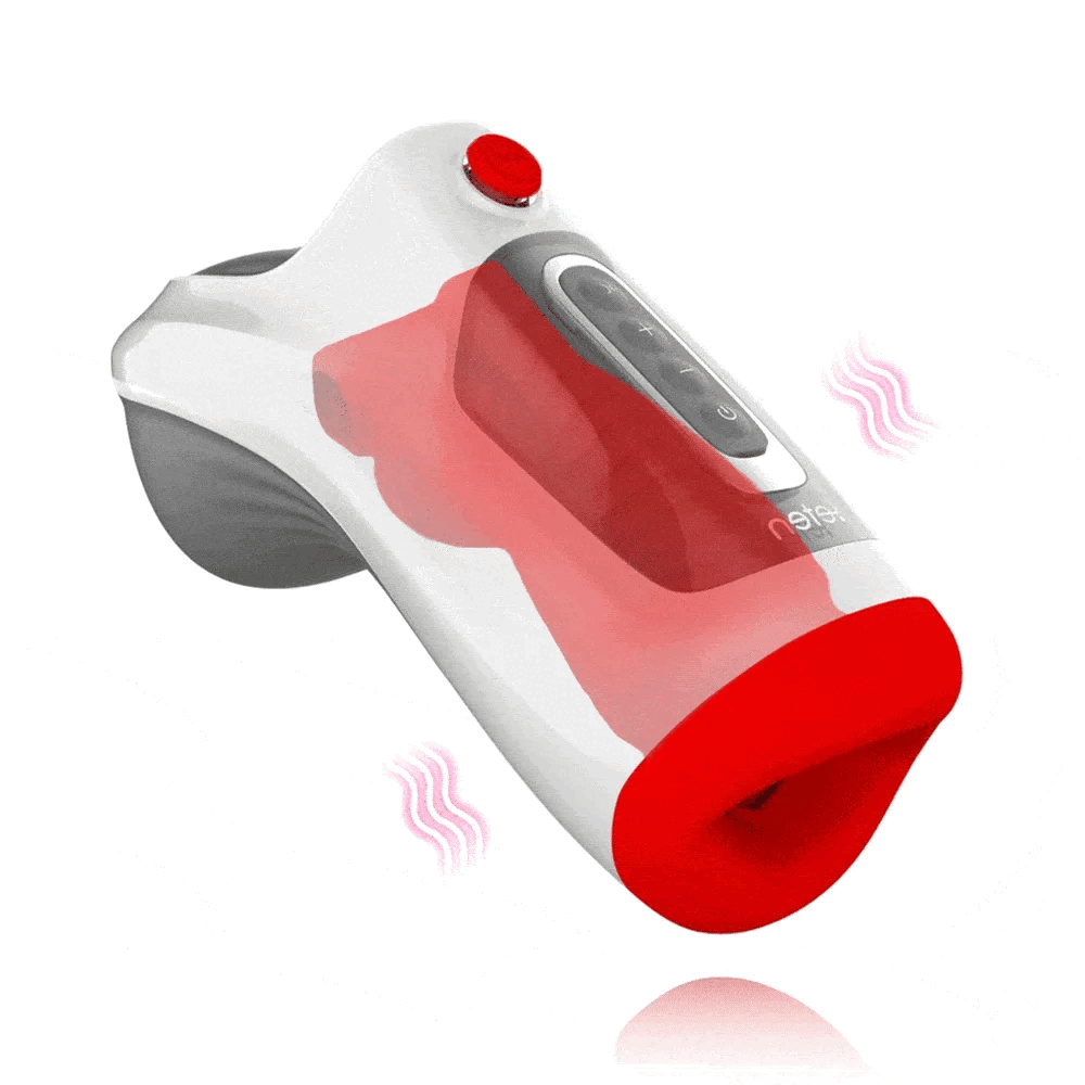 Deep Throat Air – Automatic Oral Simulation Masturbator with Suction & Audio (21cm) - Image 6