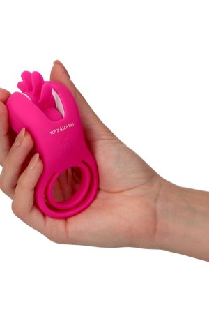 Elys Mind Blower – Rechargeable Double Cock & Ball Ring with Rotating Clitoral Stimulator