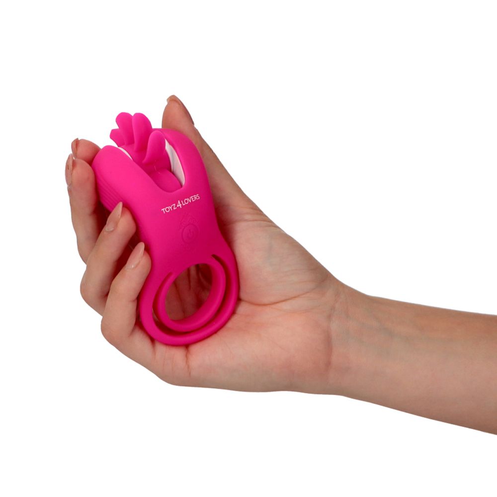 Elys Mind Blower – Rechargeable Double Cock & Ball Ring with Rotating Clitoral Stimulator
