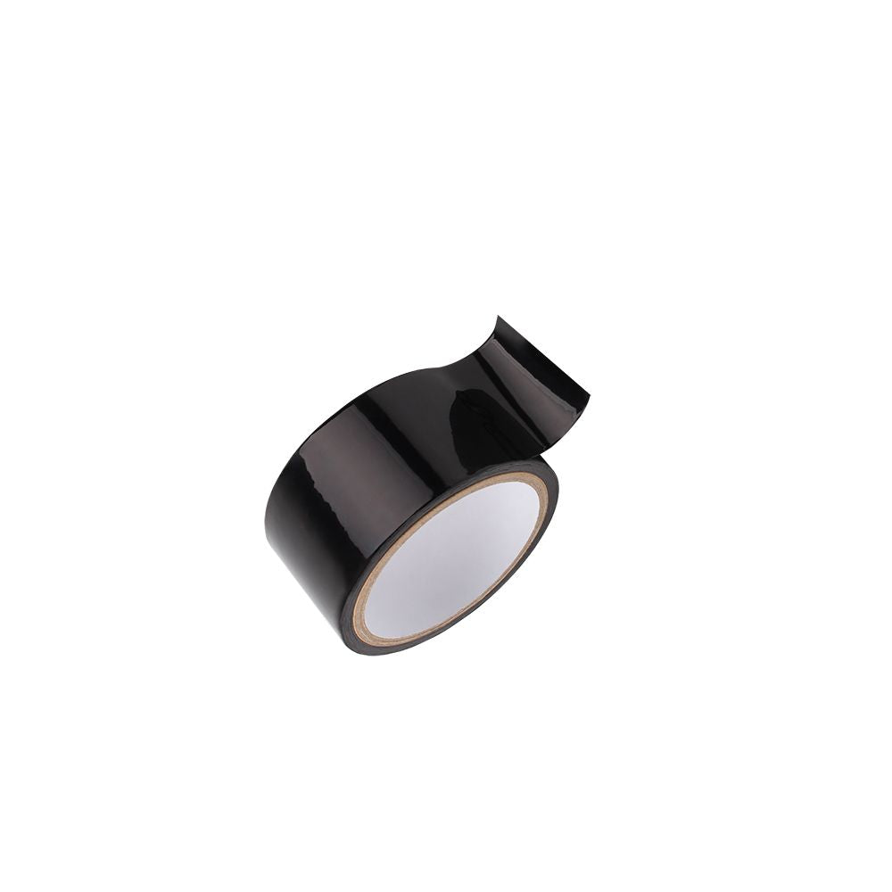 Bind Me Black Bondage Tape – Non-Adhesive PVC Tape with Wetlook Effect (15m)