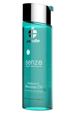 Tranquility Massage Oil – Sensual Herbal Aphrodisiac with Spearmint, Rose & Orange (75ml)