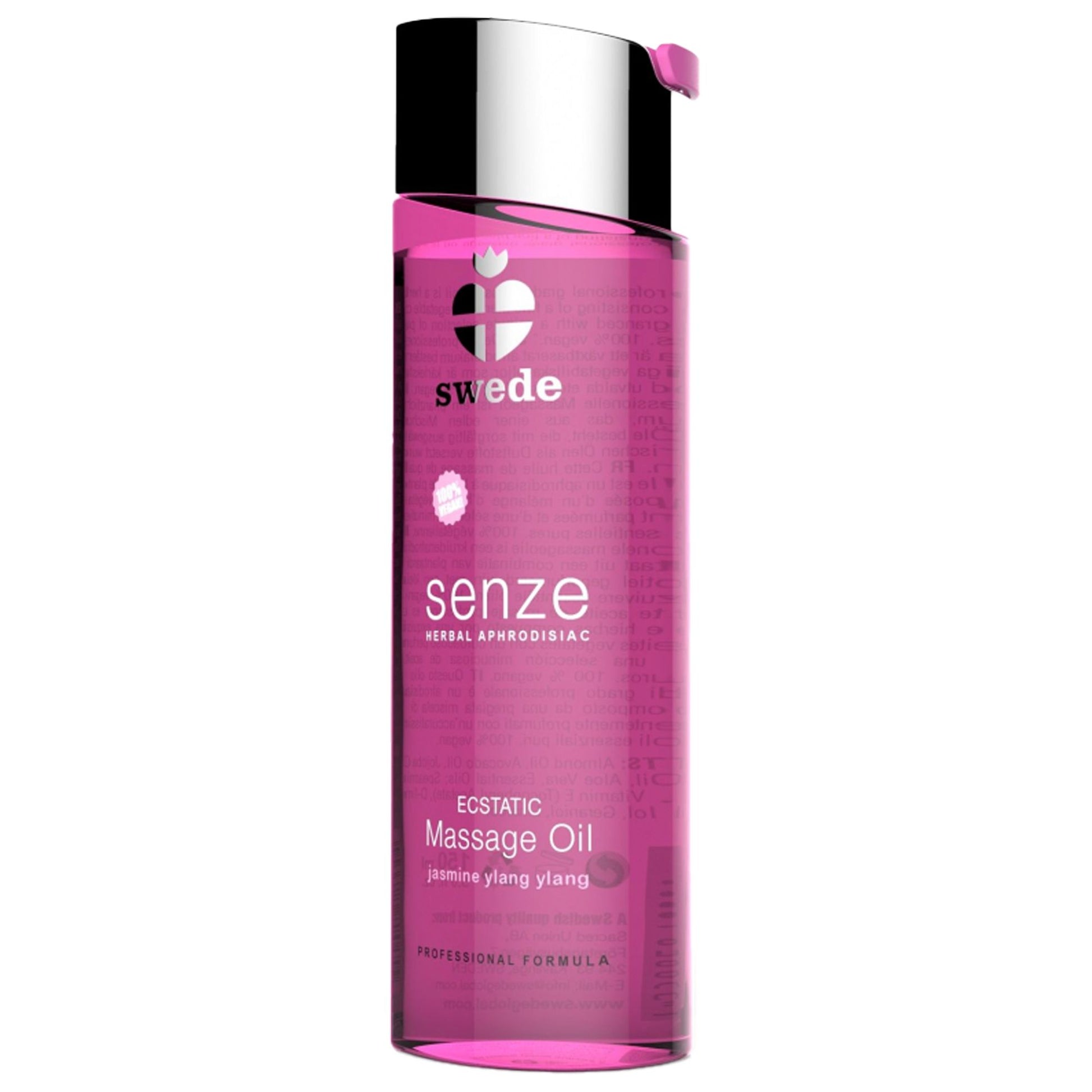 Ecstatic Massage Oil – Sensual Herbal Aphrodisiac with Jasmine & Ylang Ylang (75ml)