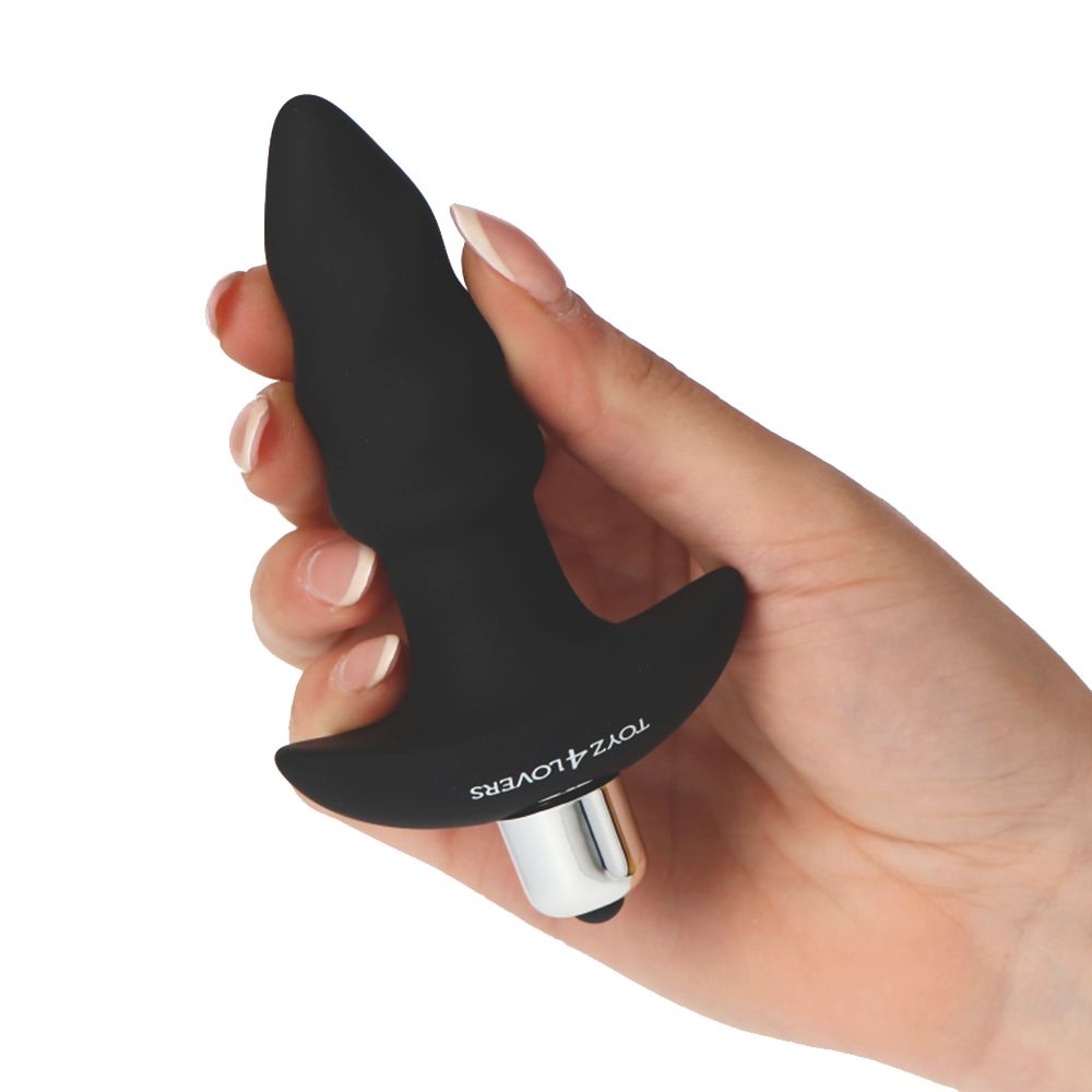 ELYS Anal Bow Screw – Vibrating Silicone Plug with T-Shape Base (10cm) - Image 2