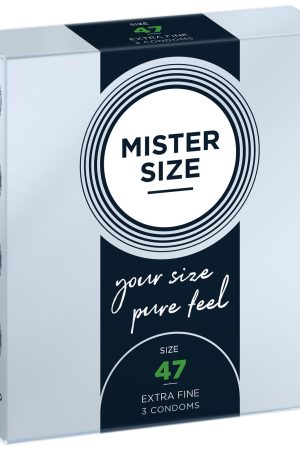 Mister Size 47 – Slim Fit Condoms for Maximum Stability (3 Pieces)