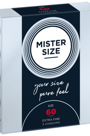 Mister Size 60 – XL Condoms for a Comfortable Fit (3 Pieces)