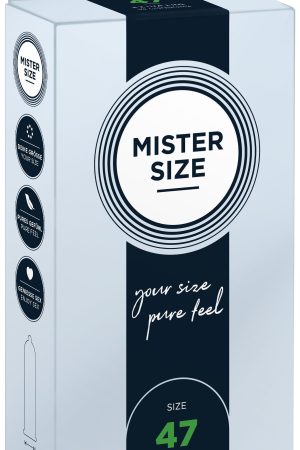 Mister Size 47 – Slim Fit Condoms for Maximum Stability (10 Pieces)