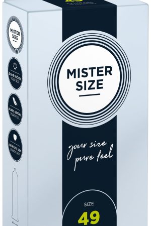 Mister Size 49 – Slim Fit Condoms for Natural Sensation (10 Pieces)