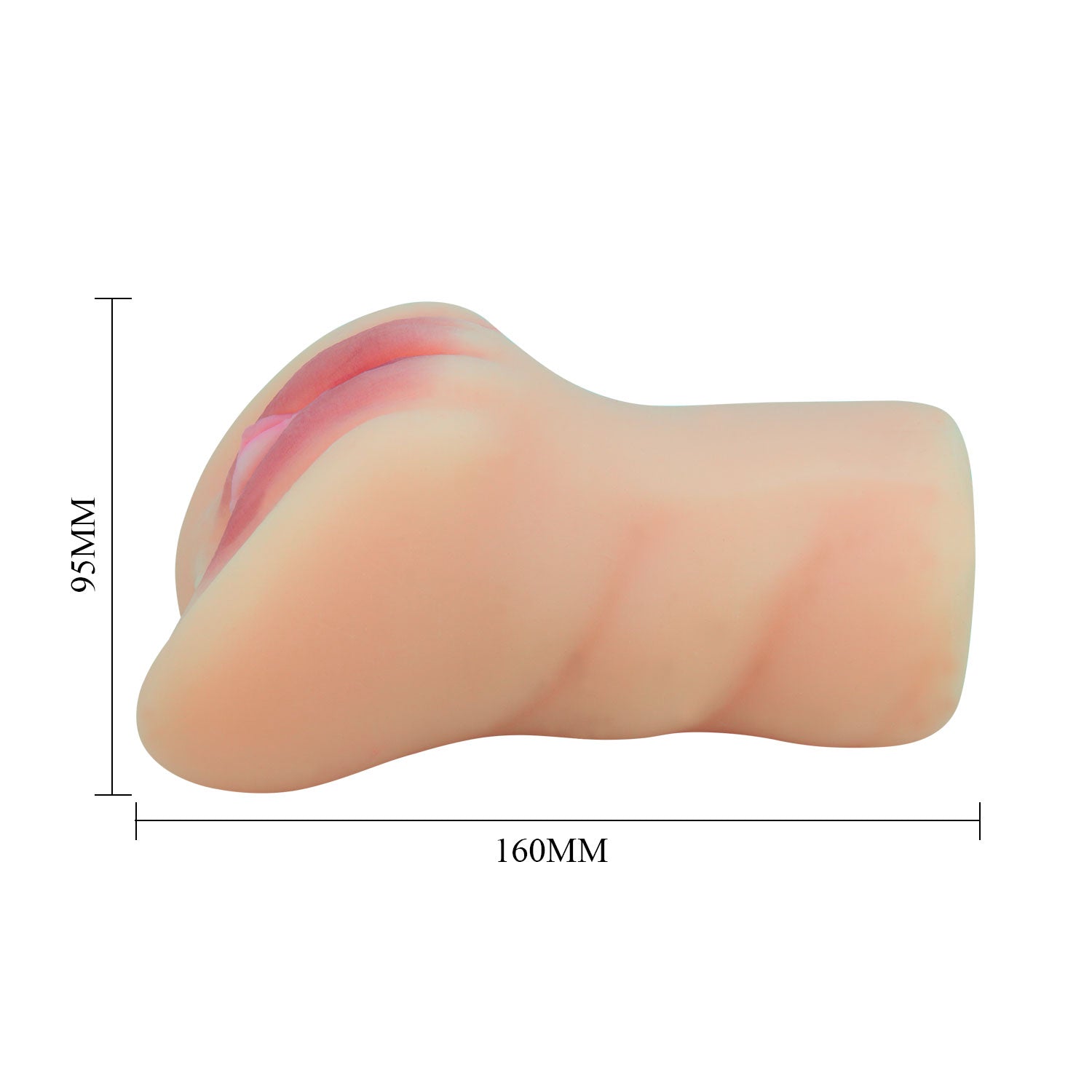 Crazy Bull Realistic Pussy – Ανατομικό Masturbator με Ανάγλυφη Υφή (16cm) - Image 8
