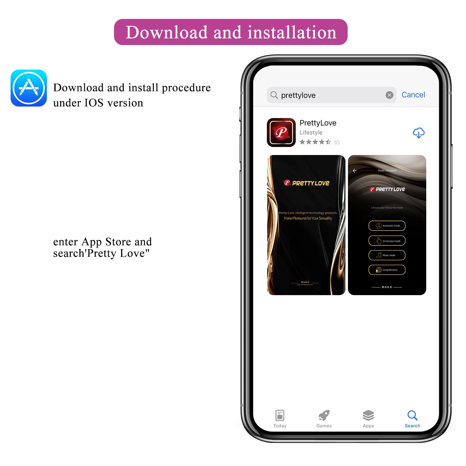 Pretty Love App-Controlled Vibrator – Επαναφορτιζόμενος Δονητής με Διπλό Μοτέρ & Έλεγχο μέσω App (11cm) - Image 10