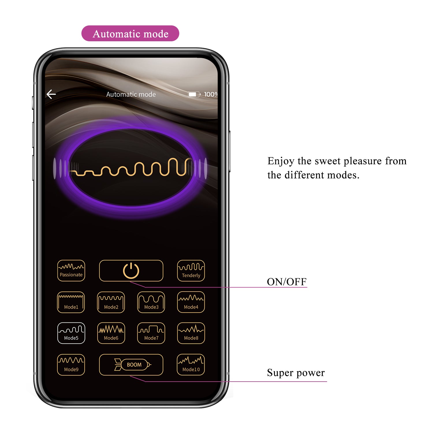 Pretty Love Aari – App-Controlled Rechargeable Couples Vibrator (9.1cm) - Image 10