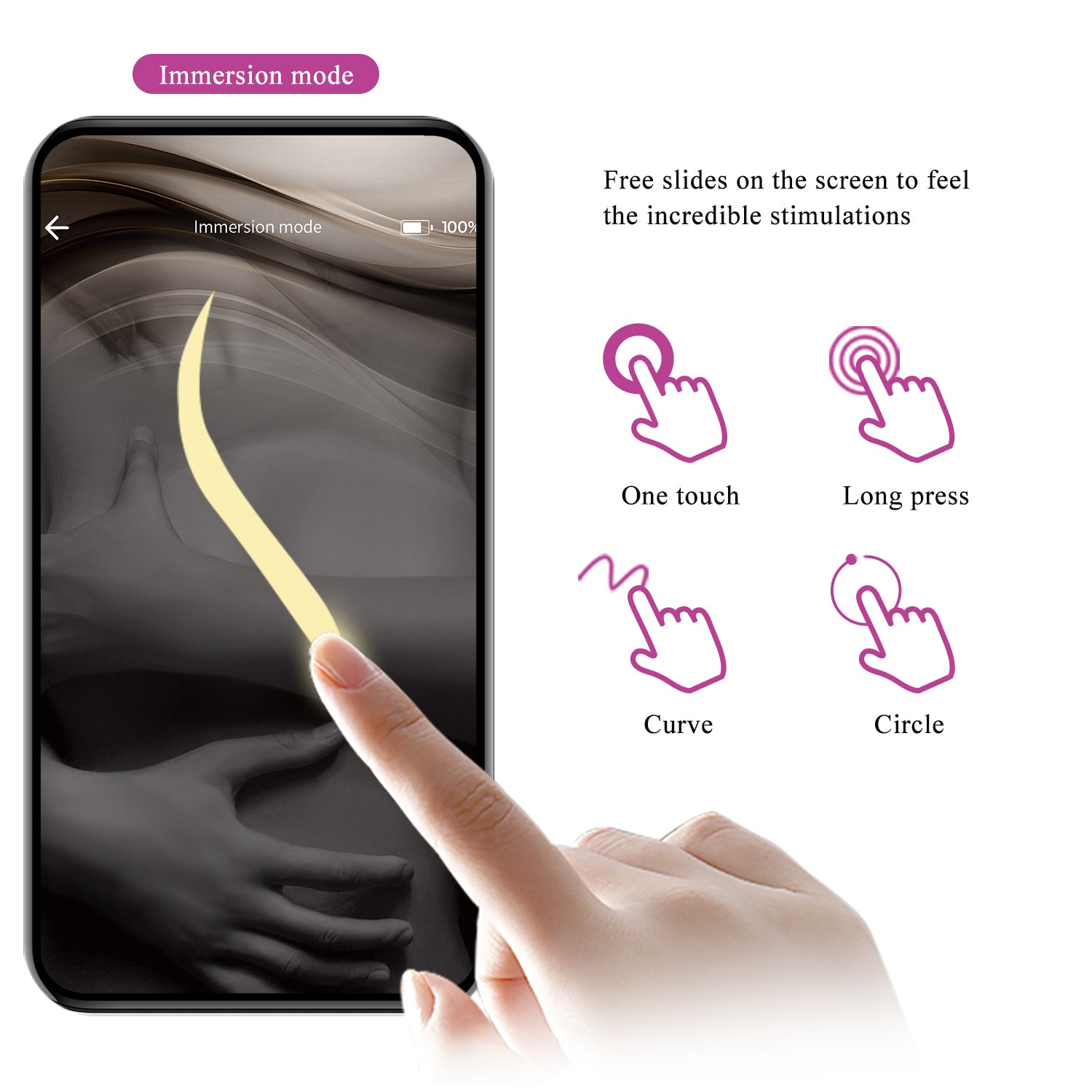 Pretty Love Aari – App-Controlled Rechargeable Couples Vibrator (9.1cm) - Image 11