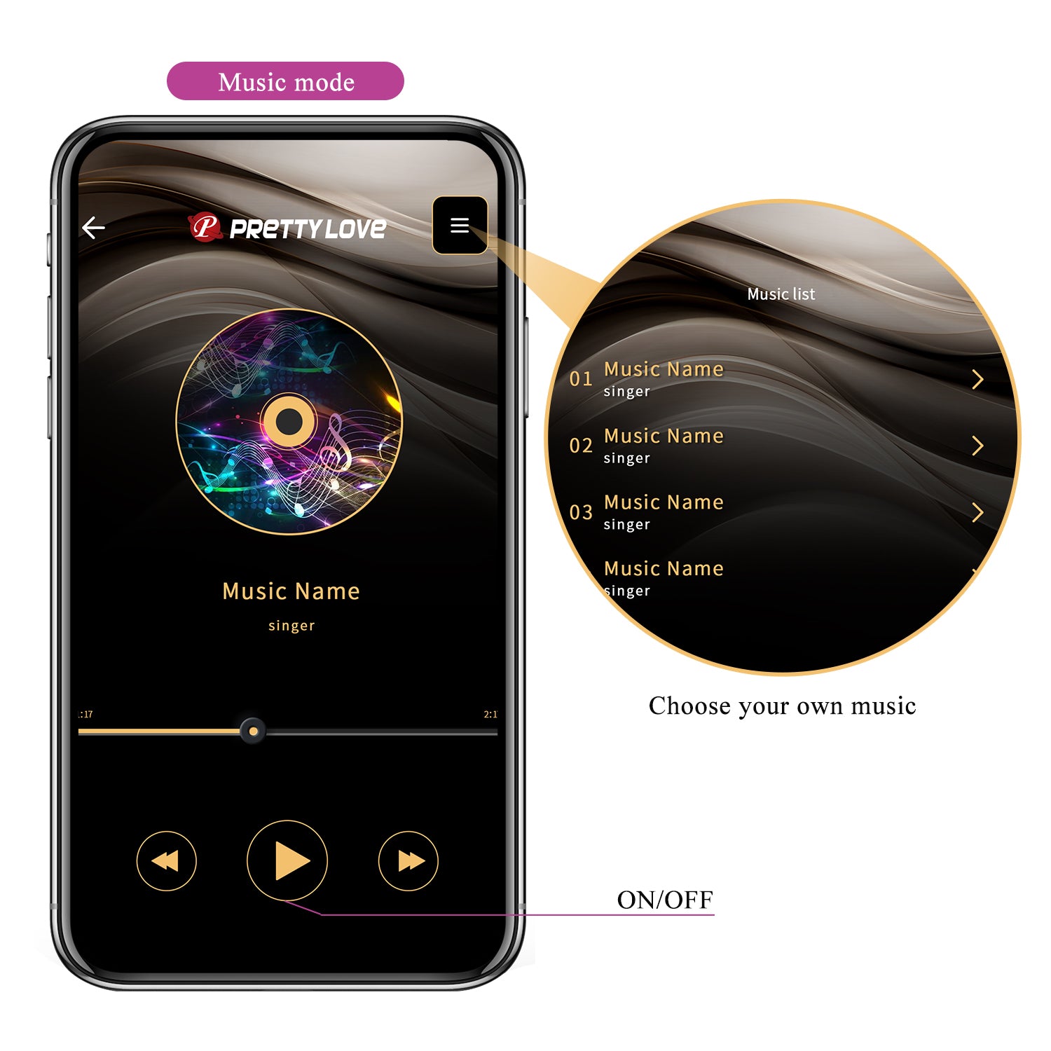 Pretty Love August – App-Controlled Rechargeable Couples Vibrator with 12 Modes (9.5cm) - Image 11