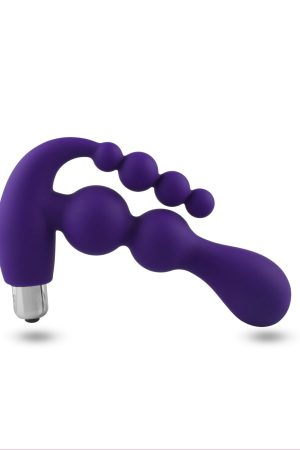 #ENJOY Double Pleaser – Double Vibrating Anal Plug with Graduated Spheres (15.5cm)