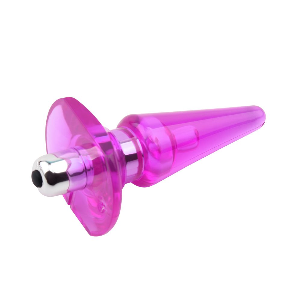 Nicole Vibra Plug Pink – Δονητικό Πρωκτικό Plug με Στρογγυλεμένη Άκρη (12.5cm) - Image 2