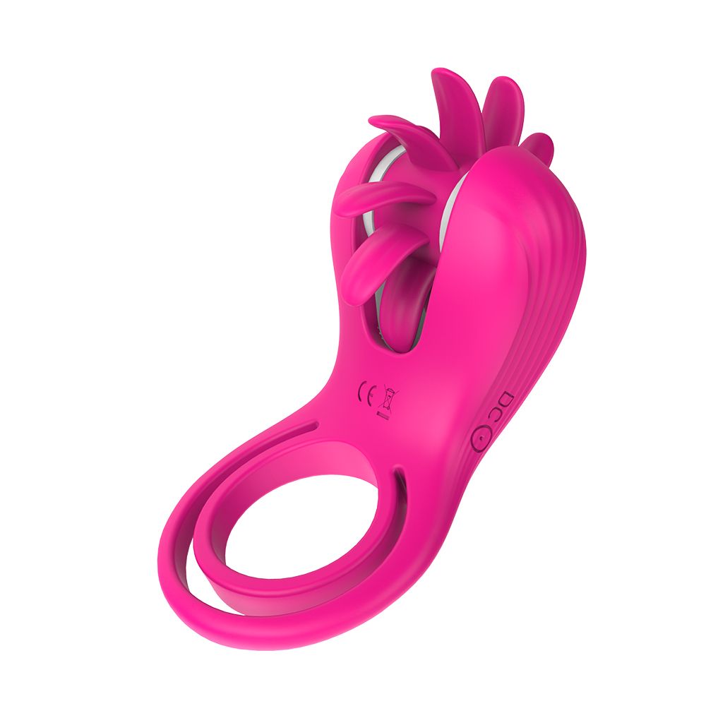 Elys Mind Blower – Rechargeable Double Cock & Ball Ring with Rotating Clitoral Stimulator - Image 2