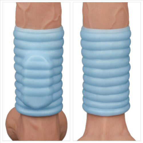 Lovetoy Wave Vibrating Penis Sleeve – Stretchy Vibrating Penis Sheath (10cm) - Image 2
